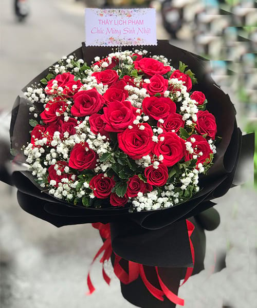 Bó hoa đẹp tại shop hoa tươi Bình Minh