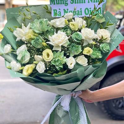 Bó hoa đẹp mừng sinh nhật tại shop hoa tươi Tam Bình