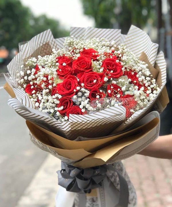 Bó hoa đẹp tại shop hoa tươi Vĩnh Yên