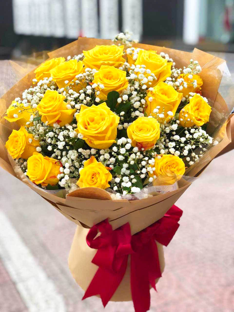 Bó hoa đẹp tại shop hoa tươi Phú Mỹ