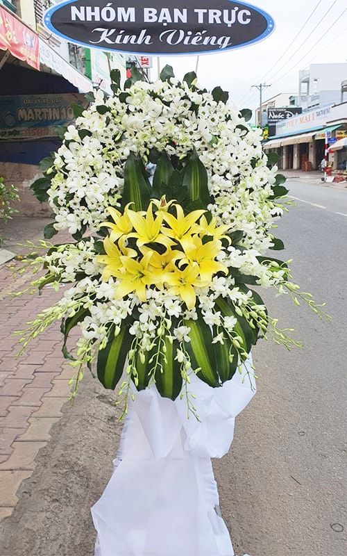 shop hoa tang lễ gần nhà tang lễ bệnh viên thống nhất