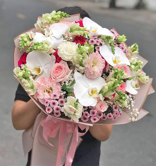 Bó hoa đẹp tại shop hoa tươi Kiên Lương