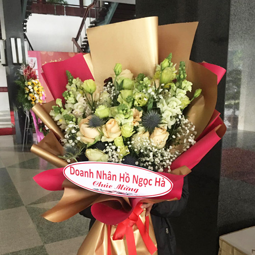 Bó hoa đẹp tại shop hoa tươi Lương Sơn