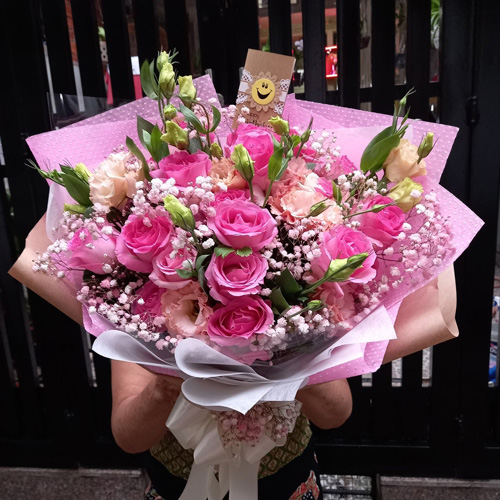 Bó hoa đẹp tại shop hoa tươi Kim Động