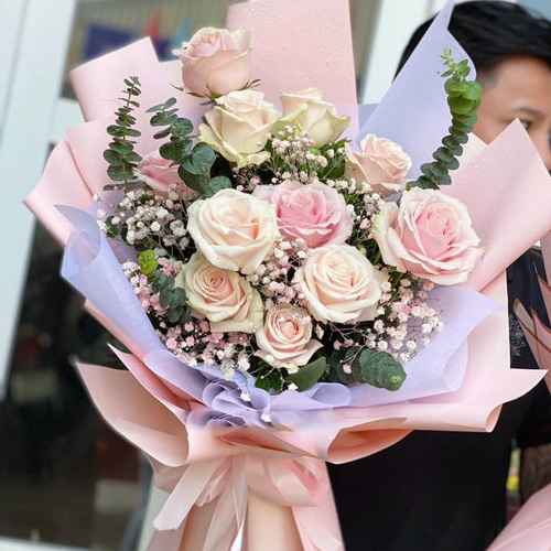 Bó hoa đẹp tại shop hoa tươi Cao Phong