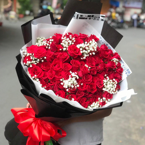 Bó hoa đẹp tại shop hoa tươi Lâm Hà