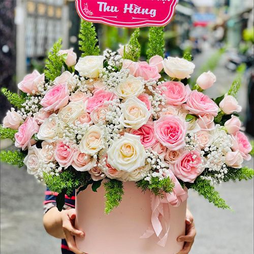 Lãng hoa đẹp tại tiệm hoa tươi Đức Huệ